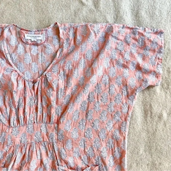 Emerson Fry Augusta Short caftan in little marigolds organic - Picture 5 of 7